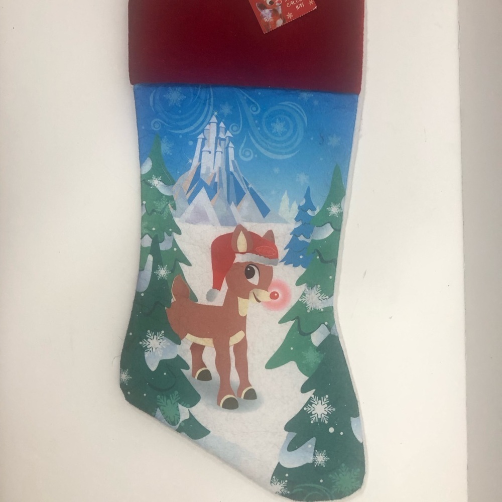 Rudolph The Red Nosed Reindeer Christmas Stocking - Picture 8 of 8